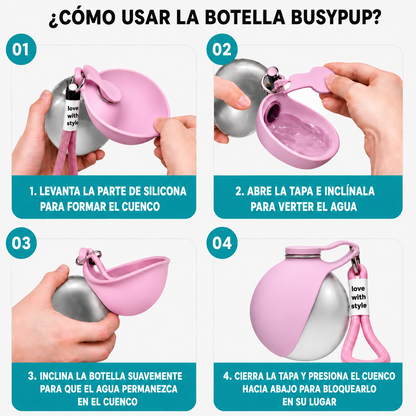Botella portátil para perrros